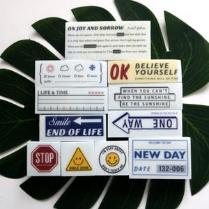Reise Stempel für Tagebuch Planer Journal Dekoration 6 Style