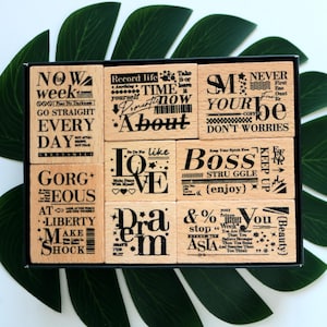 Vintage Dreams Love Thema Stempel Set van 8 stuks Voor Kaarten Maken Scrapbooking Journaling Decoratieve Envelop Uitnodiging Tool
