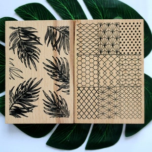 Grande timbro in gomma con cornice vintage, timbro di sfondo, timbro con bordi in legno, creazione di biglietti, scrapbooking, quaderno, decorazione di diari, 9 stili