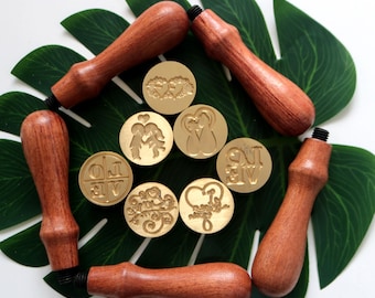 Love Theme Wax Seal Stamp: Valentine's Day Card Making