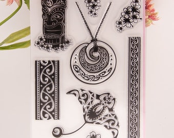 Vintage Lace Pendant Stamps for DIY Craft Scprabooking Journaling