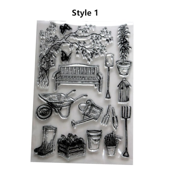 Timbri In Legno Per Scrapbooking - Design Floreale - Foto 3