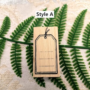 5 Style Labeling Stamp Frame Border Stamp for Card Making Label Planner ...
