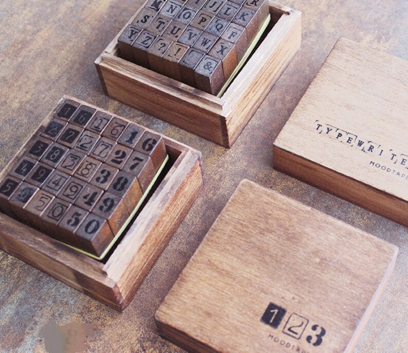30pcs Number Stamps Set Letter Alphabet Stamp Set For Daily Etsy