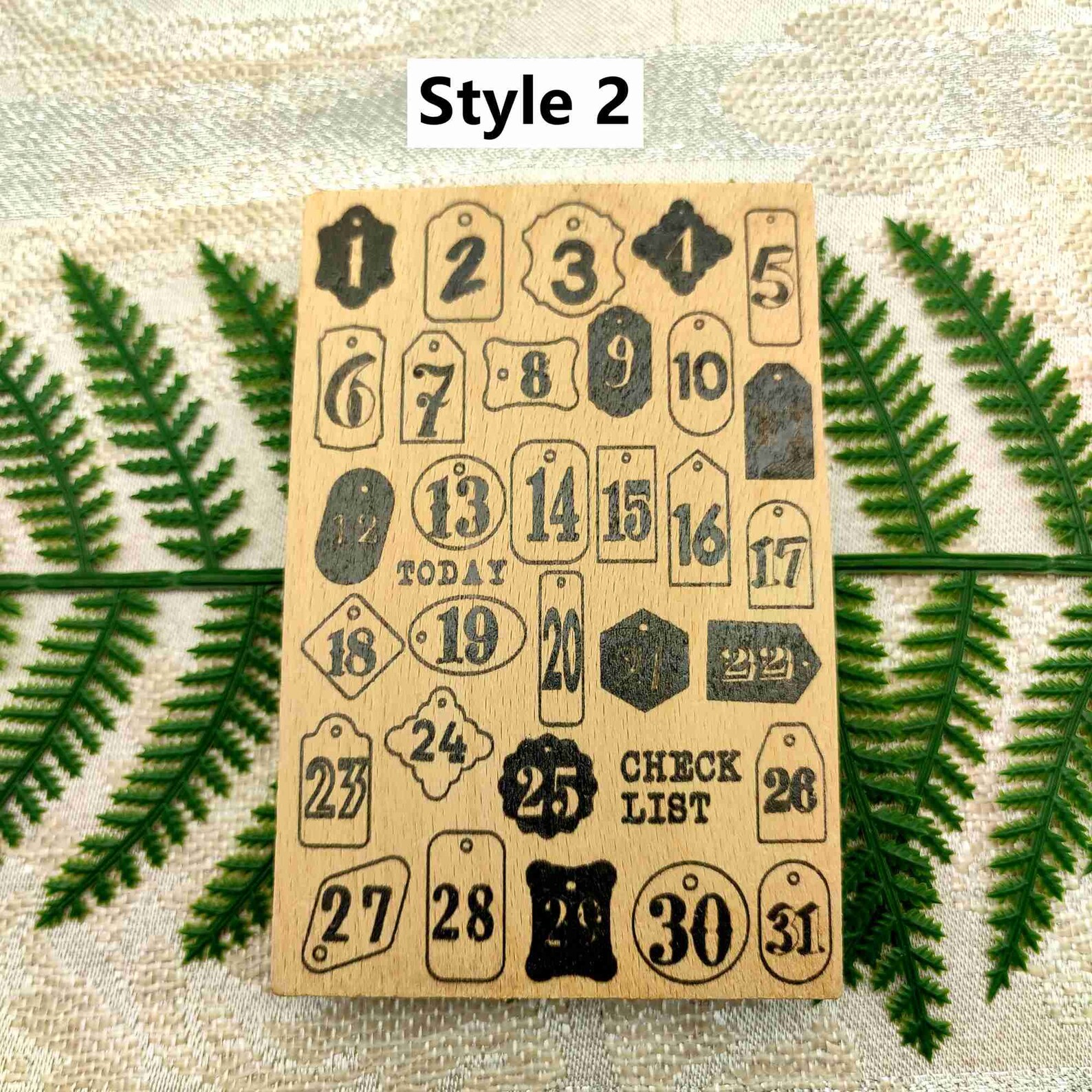 Vintage Stamp Set Large Wooden Rubber Stamp Paper Stamping Etsy