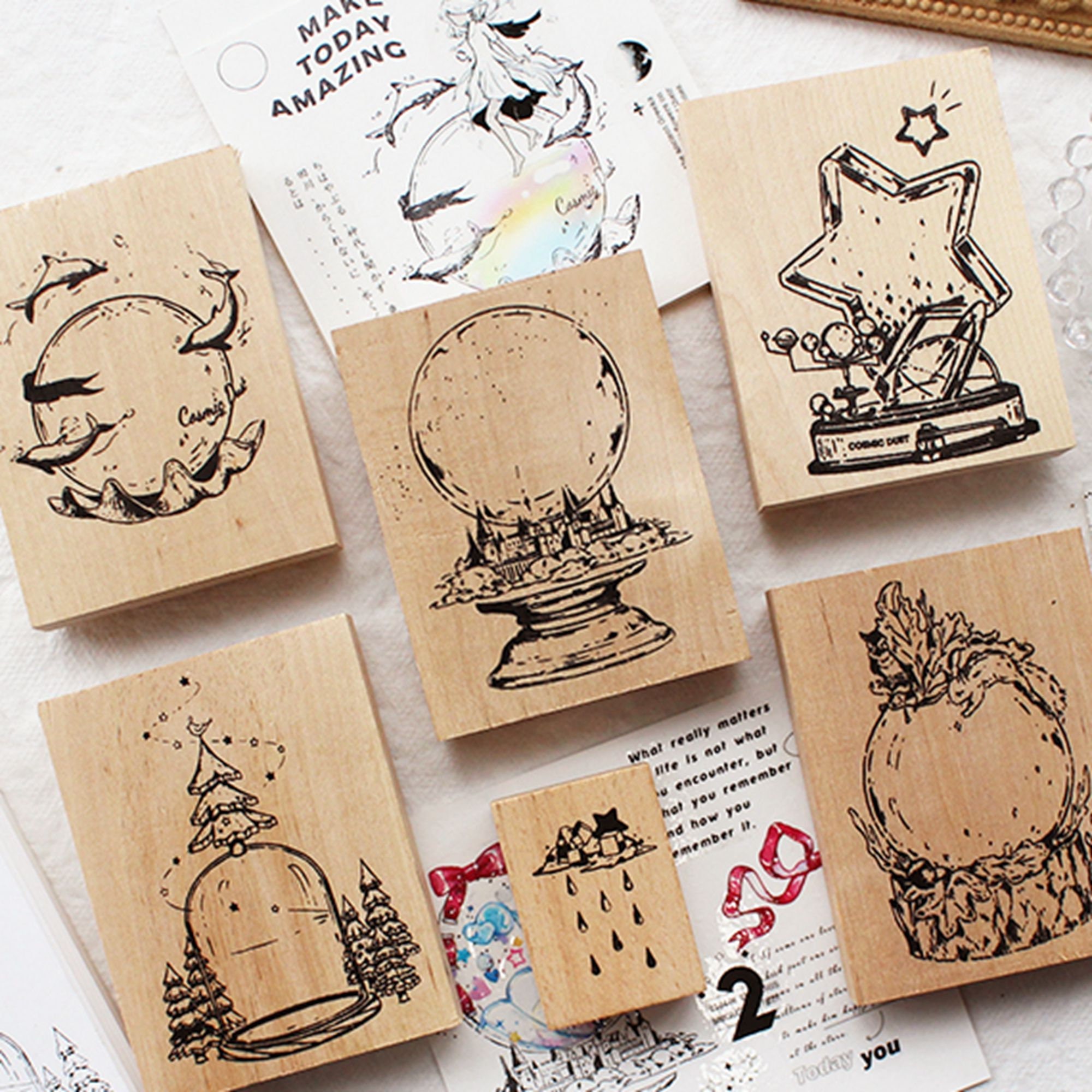 8 Options of Clear Stamps Set by Illustrated Faith Faith Planner Journaling  Stamps Set/christmas Winter Holiday Stamps 