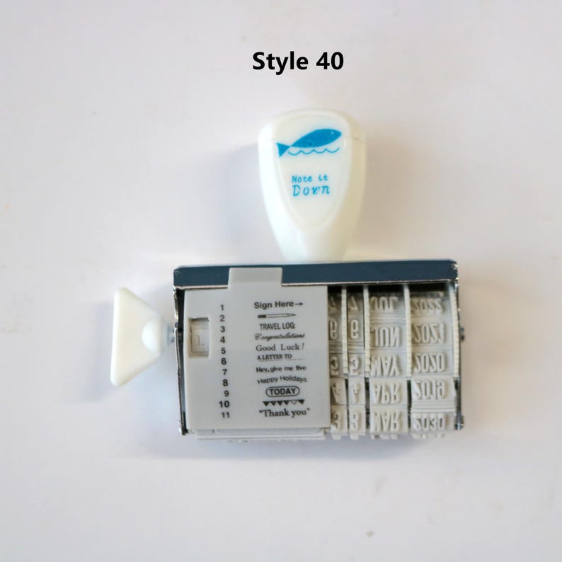 Juego de sellos de goma de madera con diseño floral para diario, tarjetas, scrapbooking, 40 estilos imagen 12