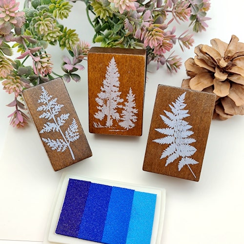 Clear Leaf Stamp Kit for Scrapbooking Card Making Journaling Etsy