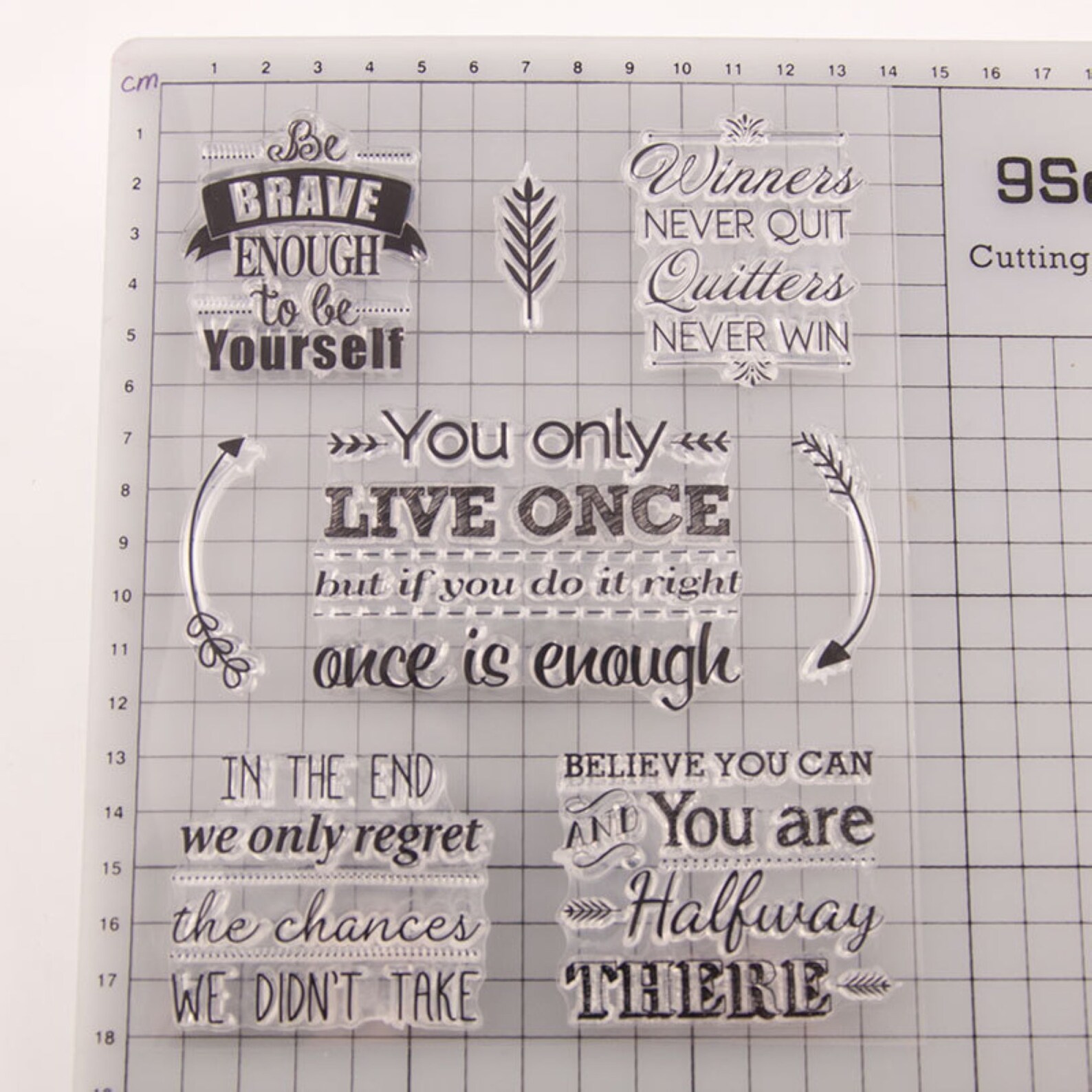 Famous Quotes Stamp Set Clear Letters Stamps DIY Journaling Etsy