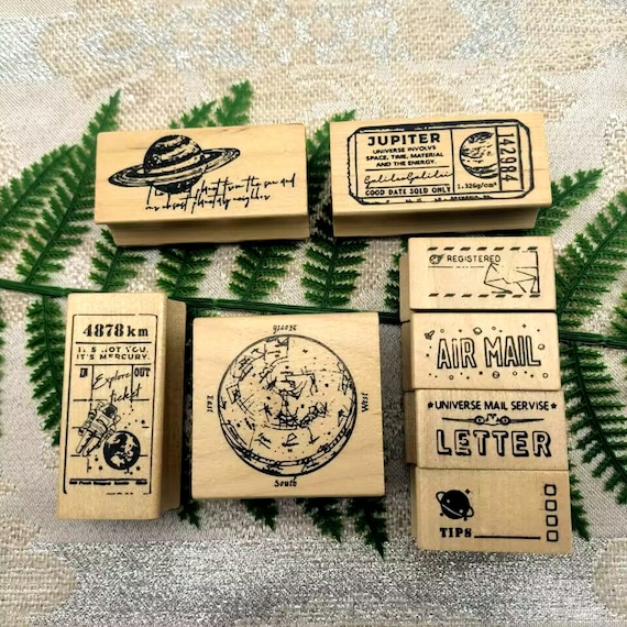 Vintage Travel Ticket Themed Clear Stamps Tickets Silicone Stamp