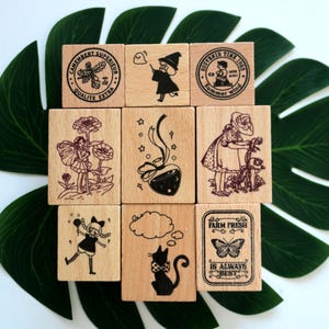 Pieczątka z gumy z serii Halloween, stempel pocztowy, do tworzenia kartek, scrapbookingu, albumu z pamiętnikiem, dekorowania dziennika, 9 stylów