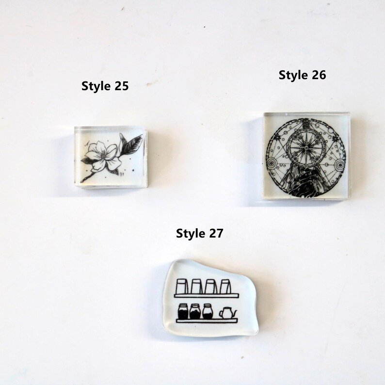 Juego de sellos de goma de madera con diseño floral para diario, tarjetas, scrapbooking, 40 estilos imagen 8