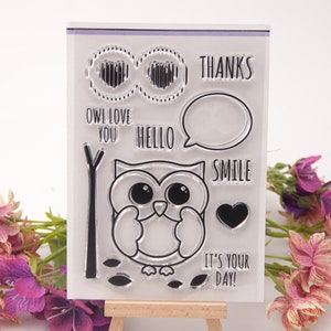 Frame Banners Transparent Clear Stamp Rubber Stamp and