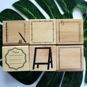Retro Rahmen Stempel, Message Board, Kartenherstellung, Tagebuch Dekorieren, Journaling, 8 Styles