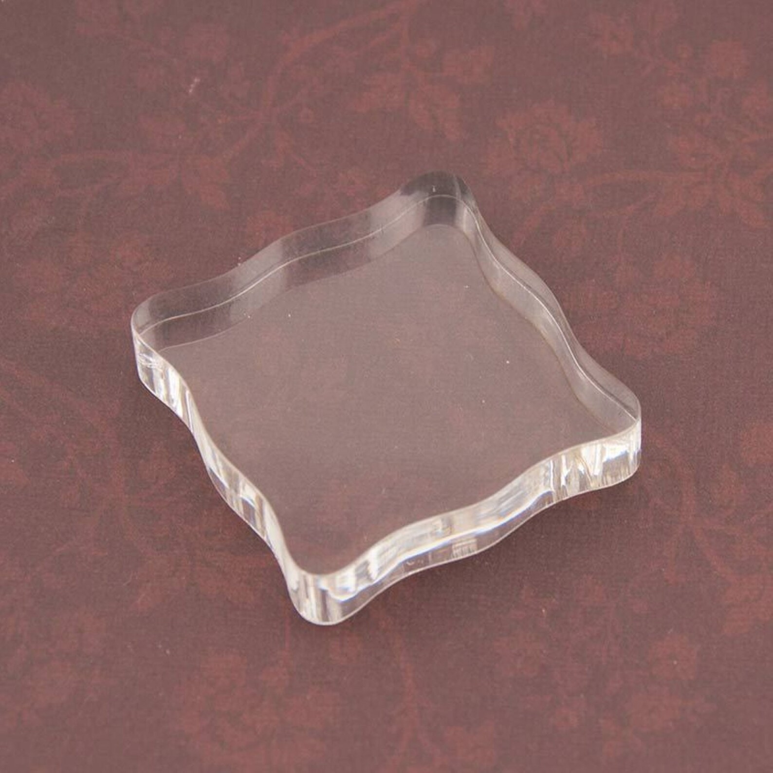 Clear Stamp Blockpaper Stamping Blocks Square Acrylic Stamp Etsy