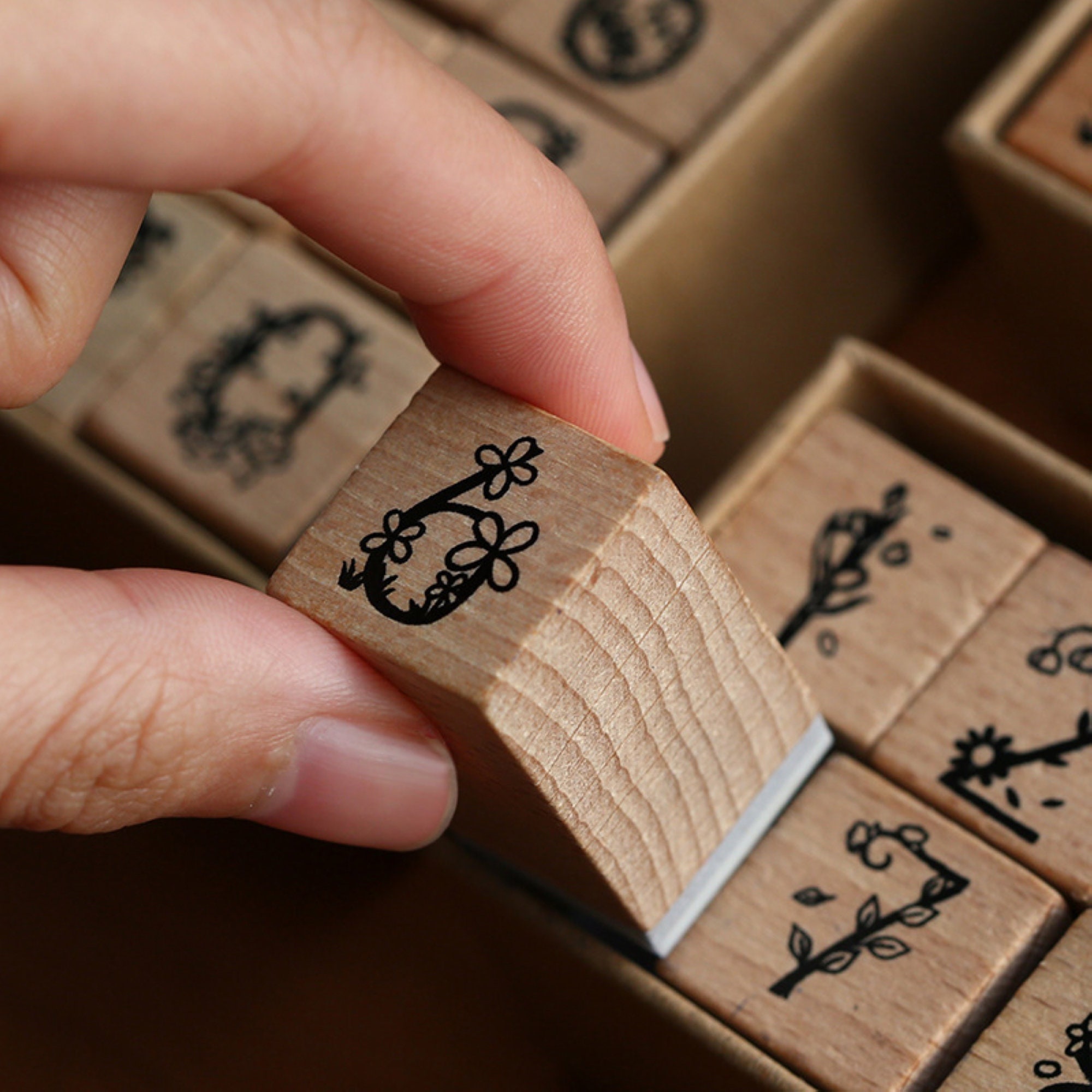 Wooden Rubber Stamps Set for Armani Appolon Etsy