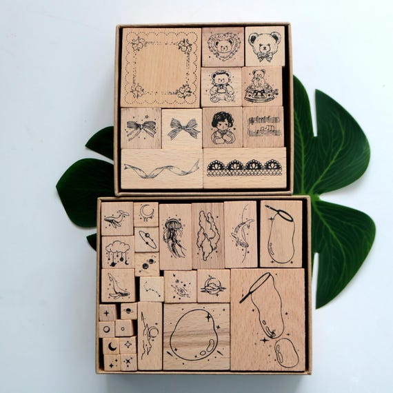 Starry Night with Bunny and Bear Stamp Set Starry Night with Bunny and Bear Stamp Set