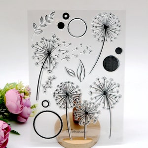 6 Style Hübsche Löwenzahn Stempel Kit Kaktus Federn Stempel Set Für Kartenherstellung Scrapbooking Journal Album Filofax Dekoration DIY Werkzeug
