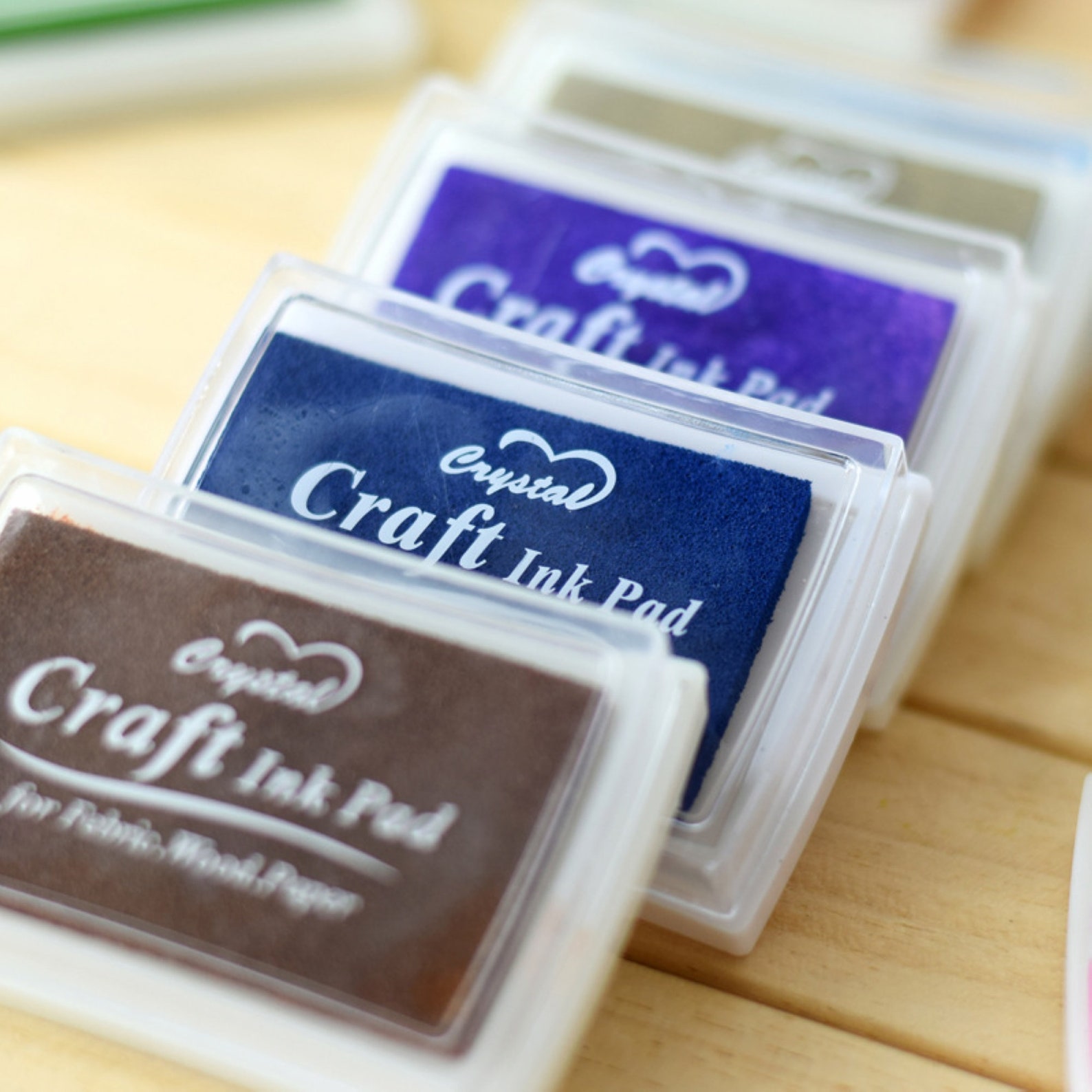 Stamp Ink Pad Set, Stamppad Ink, Inkpad 15 Corlors Etsy