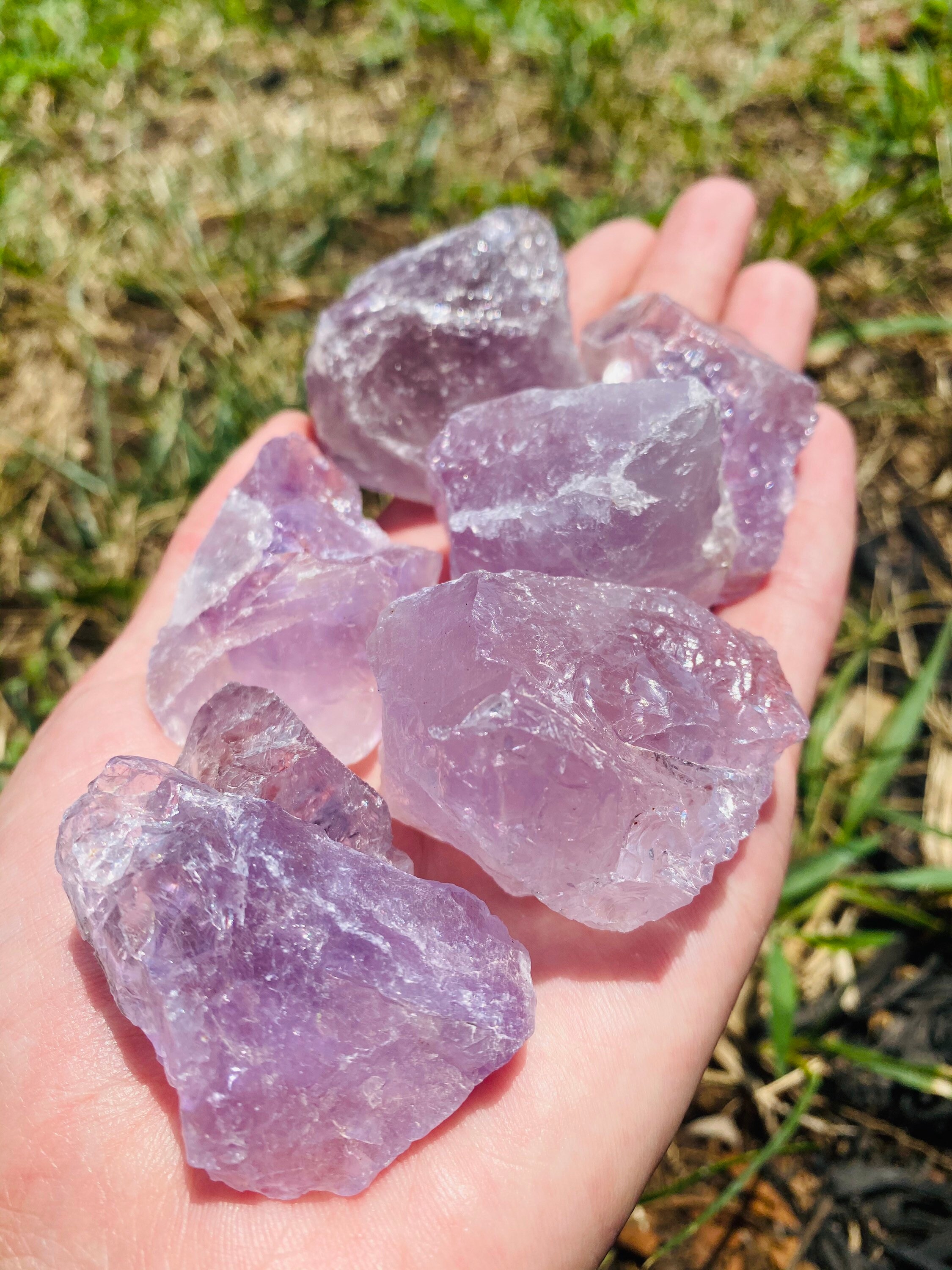 Raw Amethyst Crystal - Rough Amethyst Stone - Amethyst Healing Crystal