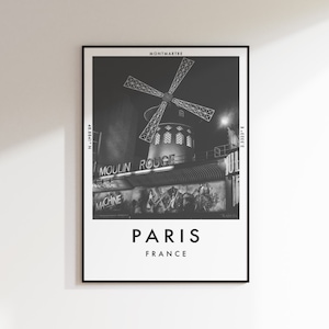 Poster di viaggio personalizzato con stampa artistica, stampa artistica di coordinate in bianco e nero, stile retrò di metà secolo, fotografia di viaggio originale
