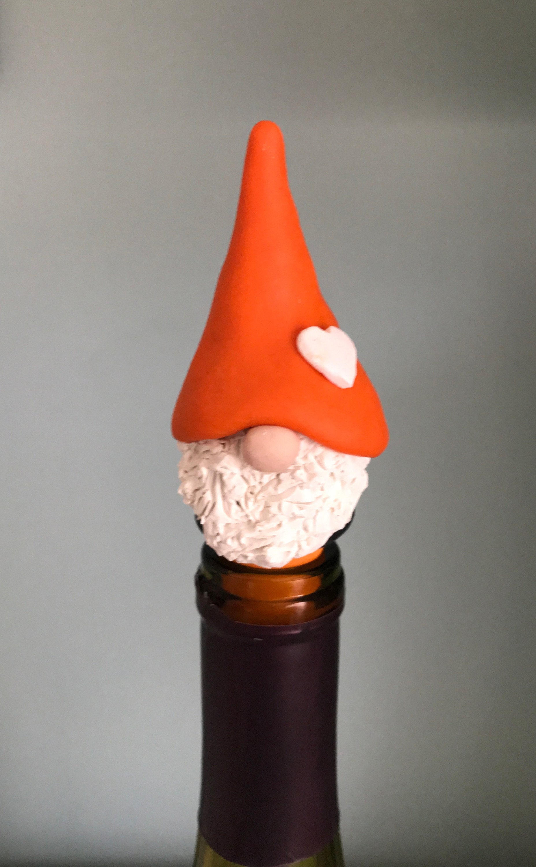 Orange Gnome Wine Stopper