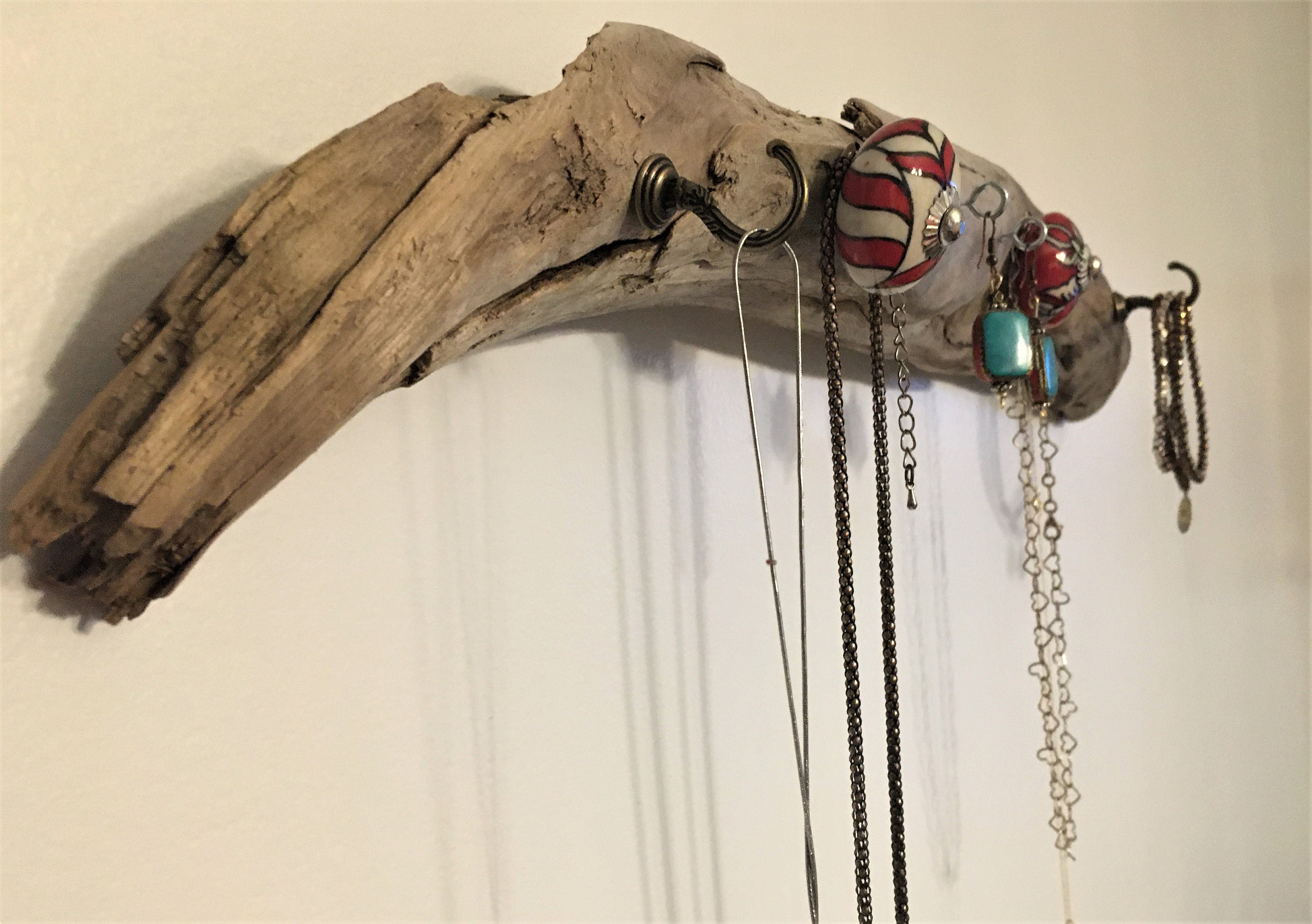 Driftwood Jewelry Hanger Etsy