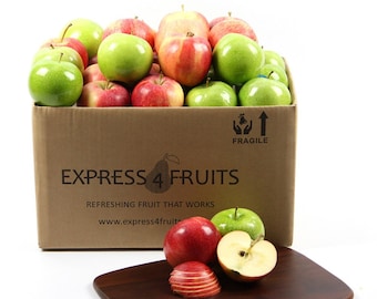 Crisp Apples Fruit Gift Box - Fresh Office fruit Box delivery for Employee appreciation.