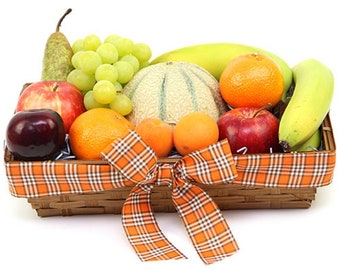 Cesta de frutas Orchards Delight: cesta de frutas frescas para cualquier ocasión como recuperación, cumpleaños, día de la madre o agradecimiento a los empleados.