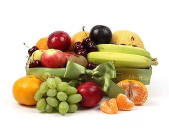 Cesta de frutas Farm Delight: cesta de frutas frescas para cualquier ocasión como recuperación, cumpleaños, día de la madre o agradecimiento a los empleados.