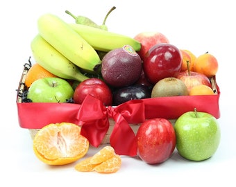 Cesta de frutas Tuttie Fruittie: cesta de frutas frescas para cualquier ocasión como recuperación, cumpleaños, día de la madre o agradecimiento a los empleados.