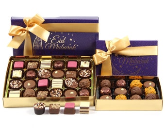 Set de regalo de chocolates y trufas para Eid