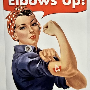 Adesivo Elbows Up! - Canadá