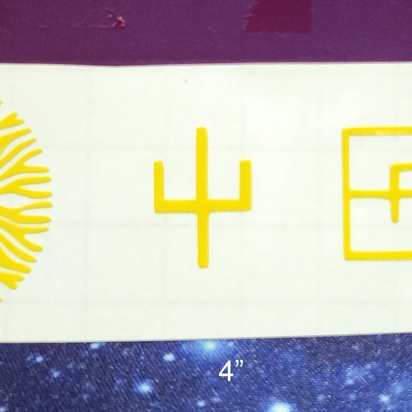 Symbols decal