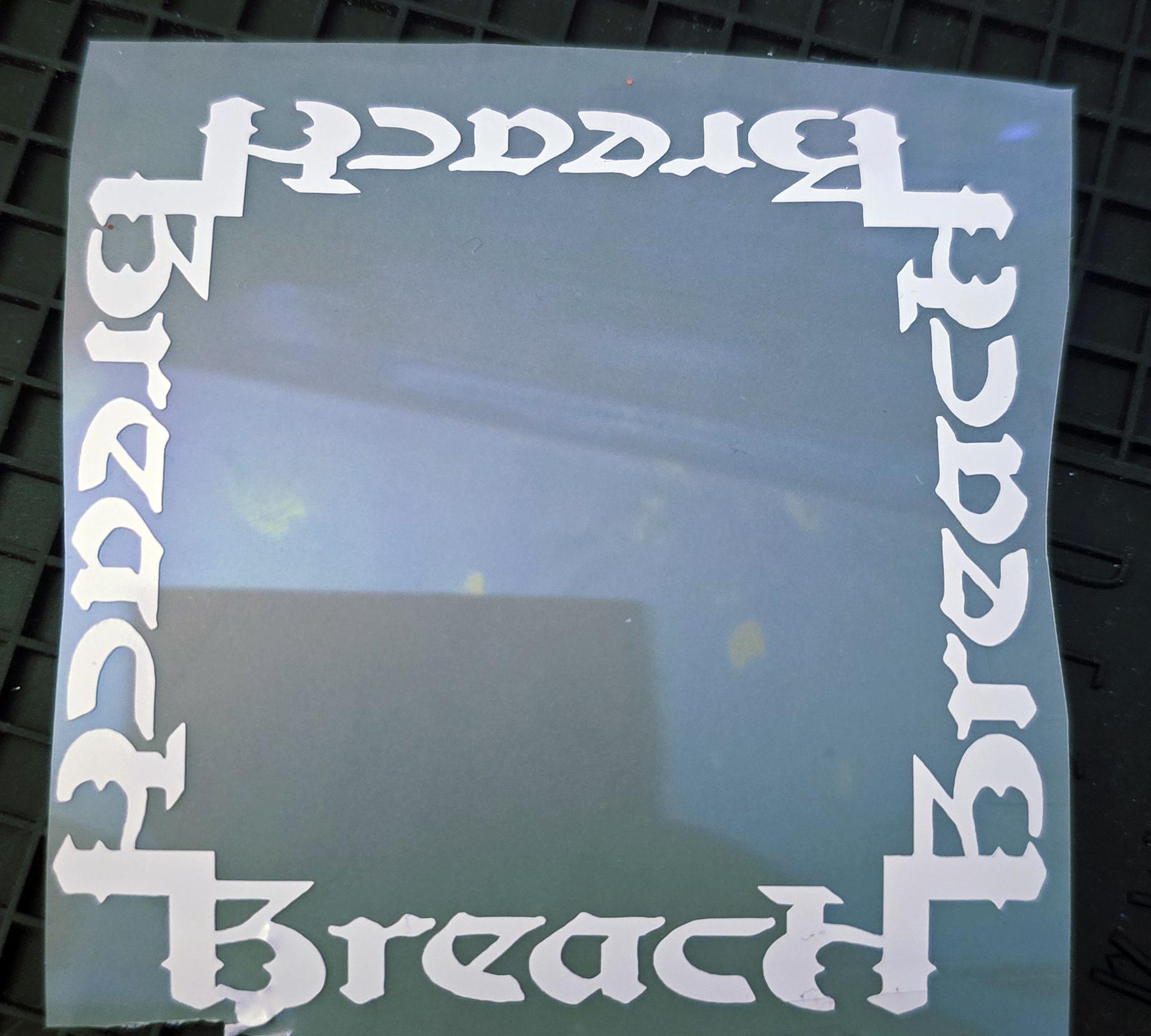 Breach Border - Decal - Etsy