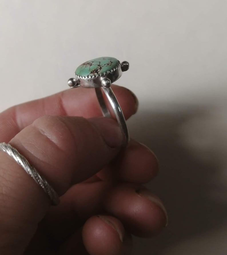 Treasure Mountain Turquoise Sterling Silver Ring