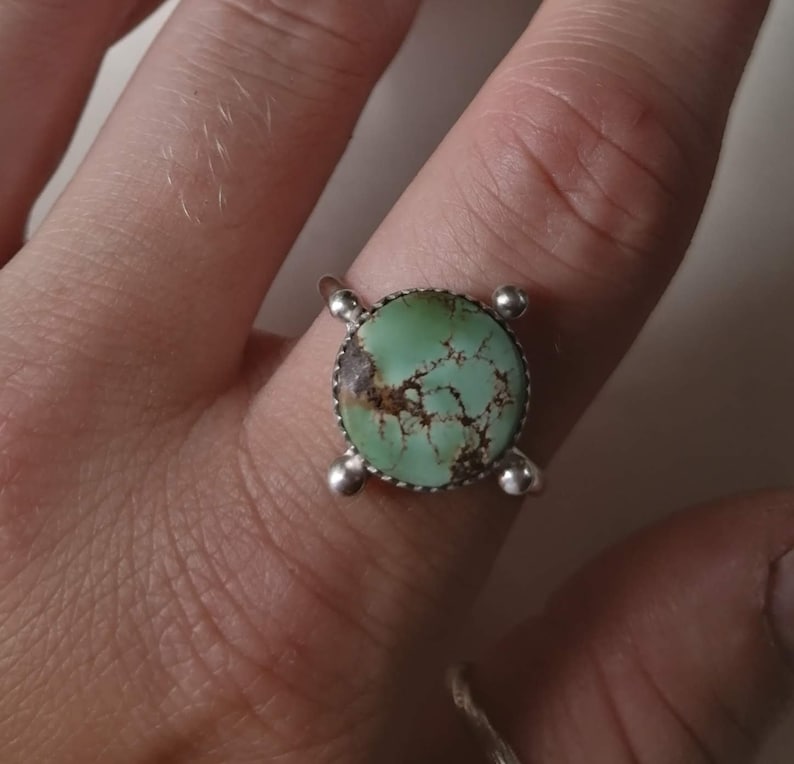 Treasure Mountain Turquoise Sterling Silver Ring
