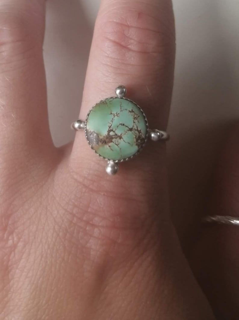 Treasure Mountain Turquoise Sterling Silver Ring