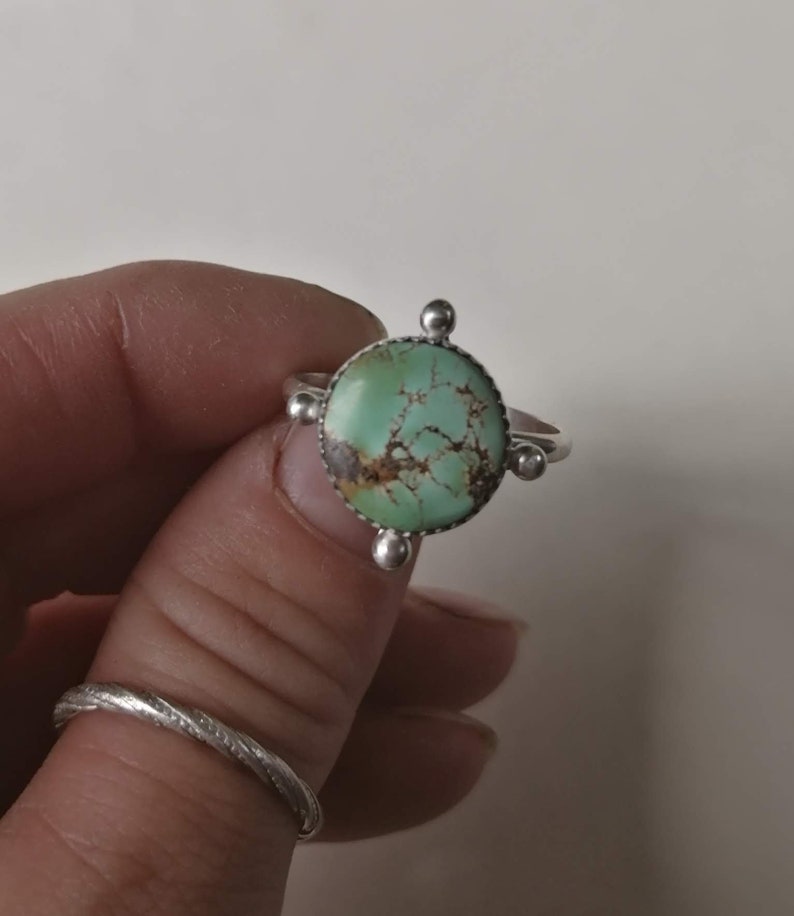 Treasure Mountain Turquoise Sterling Silver Ring
