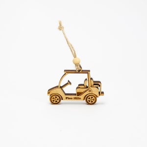 Personalized Golf Cart Ornament