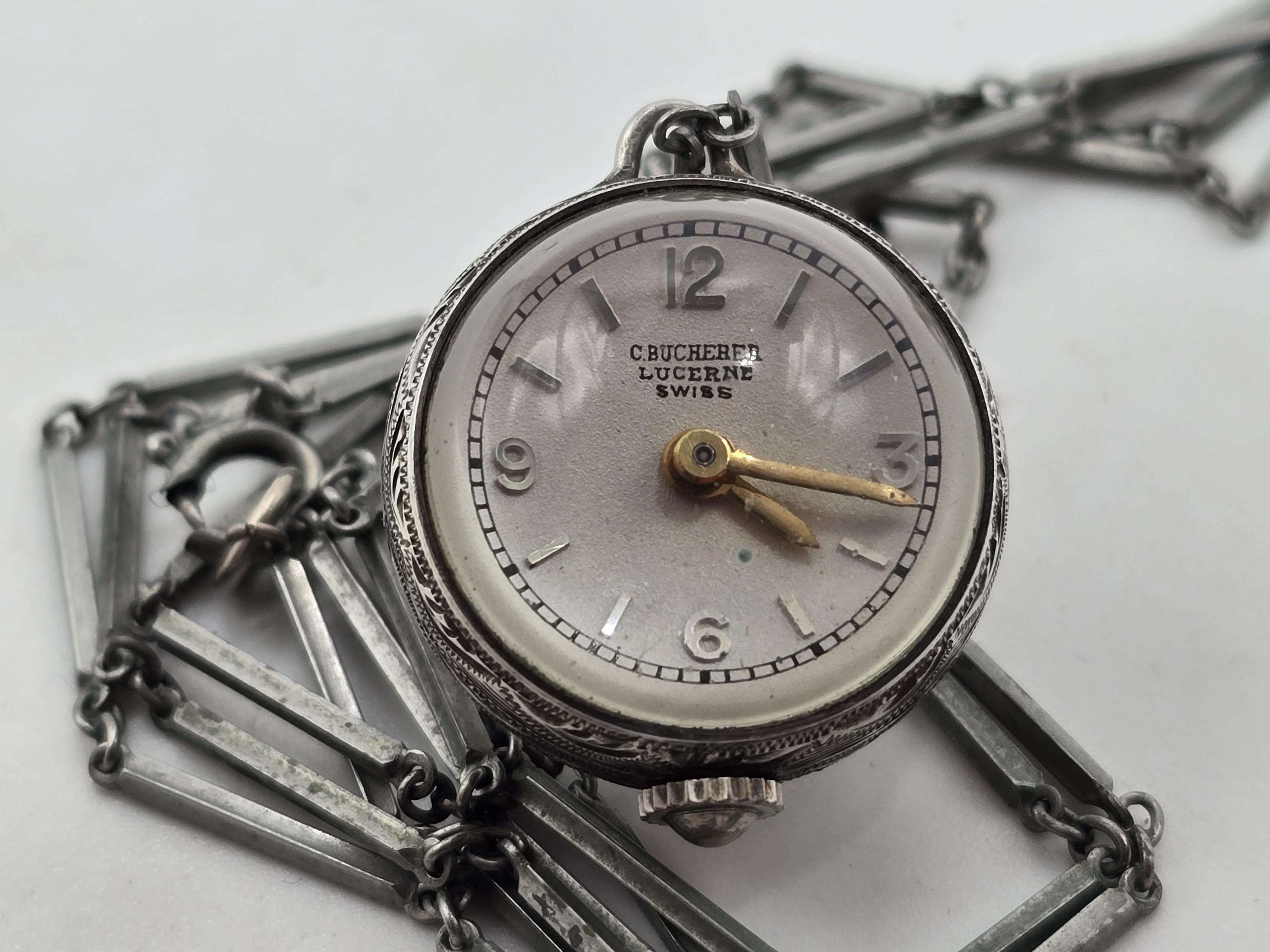 Vintage bucherer pendant watch - Etsy 日本