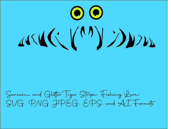 Download Great Dealfishing Lure Tumbler Svgmultiple Formatstiger Etsy