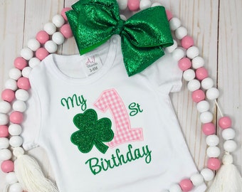 first birthday, St. Patrick birthday,1st birthday, St. Patty's birthday