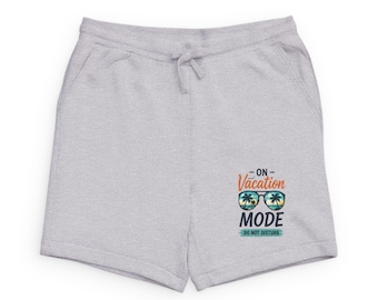 On Vacation Mode sunglasses graphic Sweatshort | Relaxed summer lounge shorts
