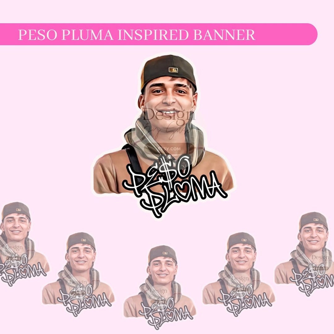 Peso Pluma Banner Peso Pluma Party Decorations Doble P - Etsy