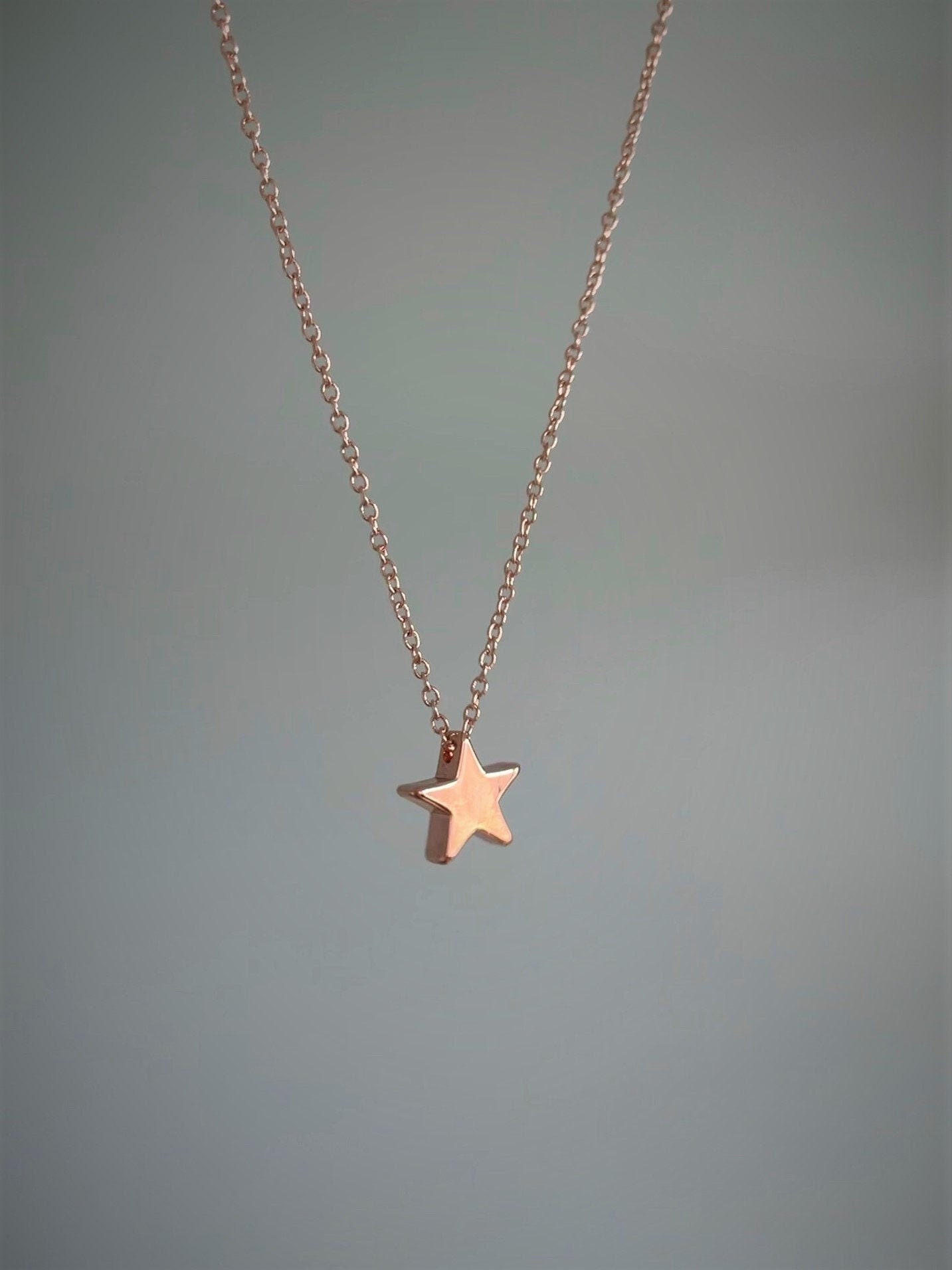 Star Charm Necklace Star Necklace Star Jewelry Astrology Etsy