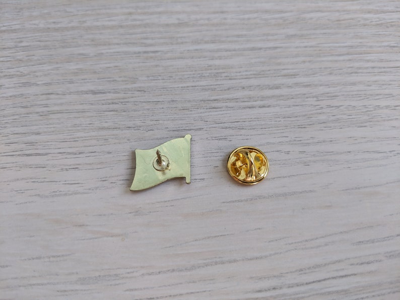 Genderqueer Pride Pin Genderqueer Flag Enamel Pin Green White Stripe Flag Gift Idea Queer LGBTQ Pride Flag Hard Enamel Pin Gender Pins