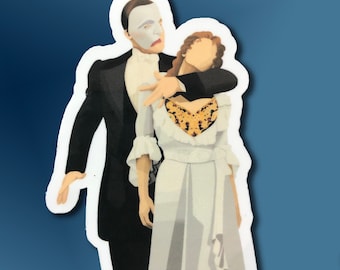 Let Your Fantasies Unwind Sticker - Inspired by Phantom of the Opera