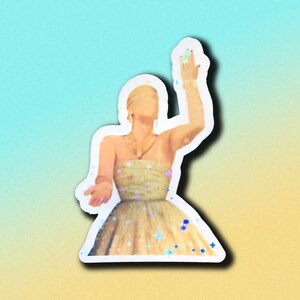 High Flying, Adored Sparkly Sticker - Inspired by Evita