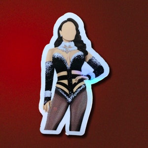 La pegatina holográfica de diamantes brillantes - Inspirada en Moulin Rouge